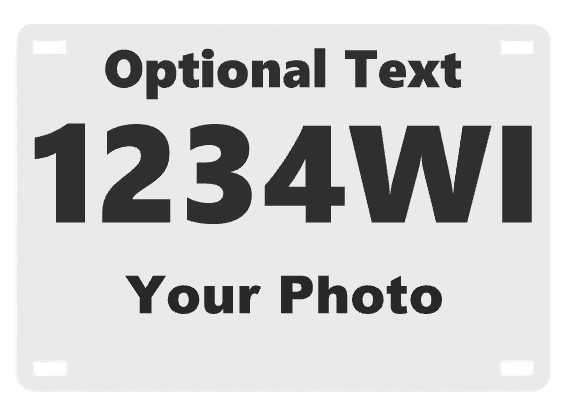 Custom ATV/UTV Plate - Custom Upload - Large
