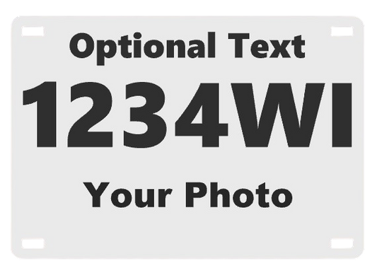 Custom ATV/UTV Plate - Custom Upload - Large