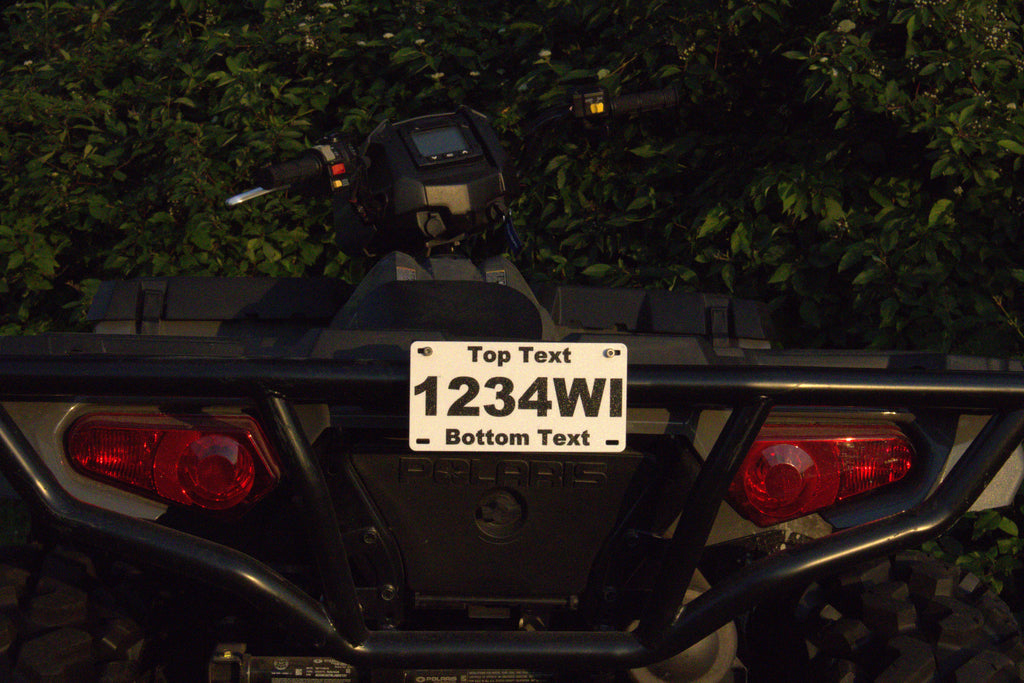 Custom ATV/UTV Plate - Custom Text