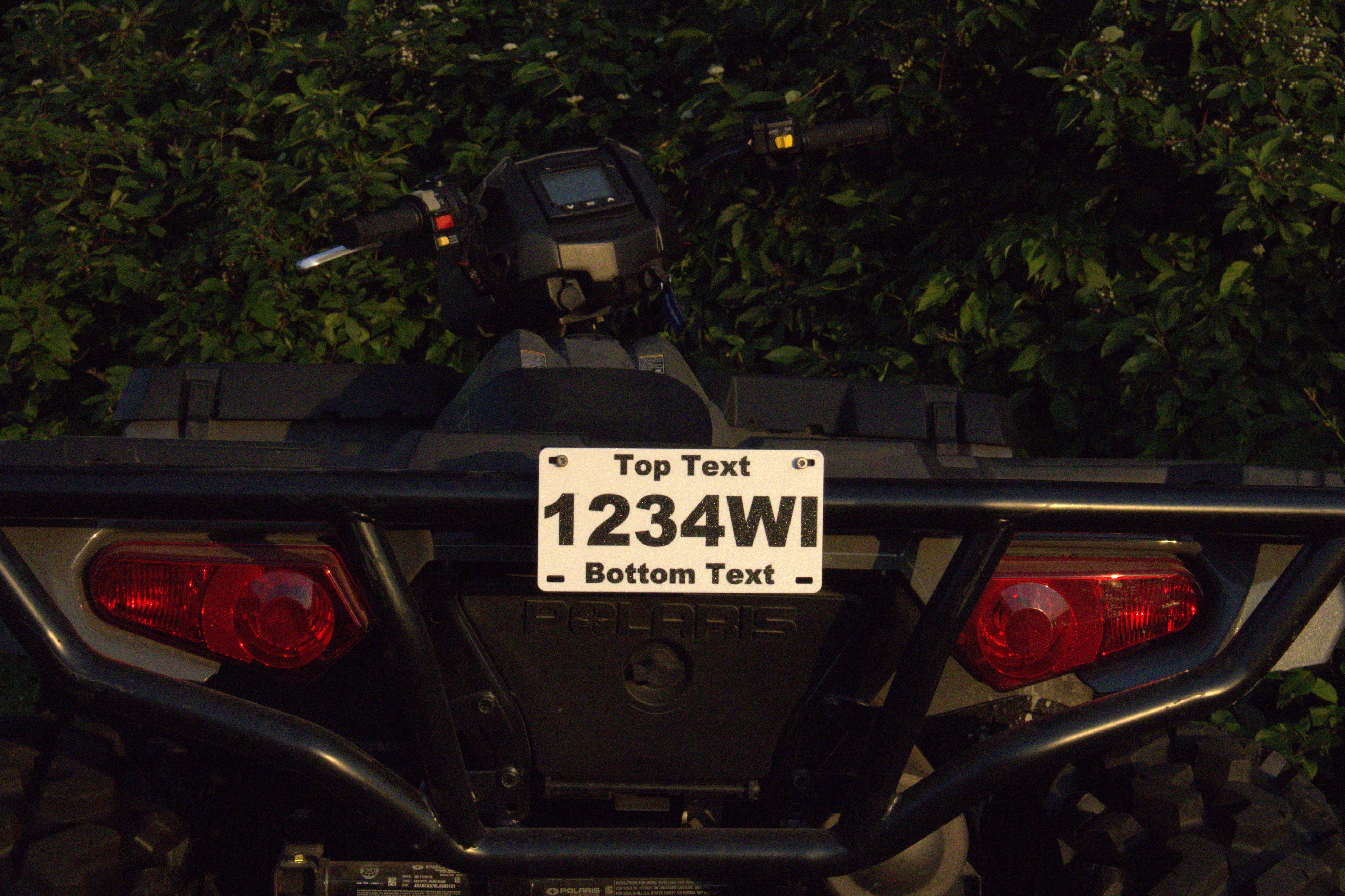 Custom ATV/UTV Plate - Custom Text