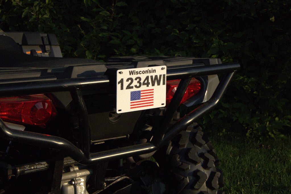 Large Custom Icon ATV/UTV Plate